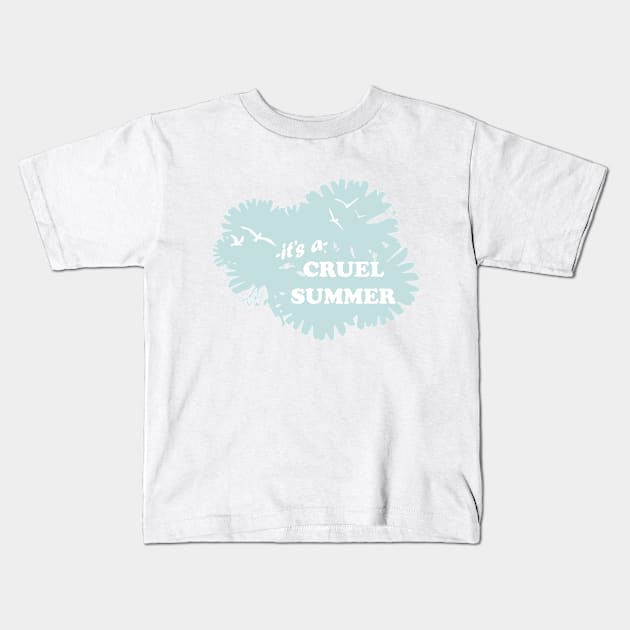 Cruel Summer: Birds Kids T-Shirt by Maries Papier Bleu